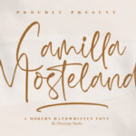 Camilla Mosteland Font - Featured Image