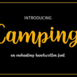 Camping Font - Featured Image