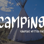 Camping Font - Featured Image