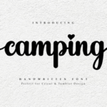 Camping Font - Featured Image
