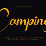 Camping Font - Featured Image