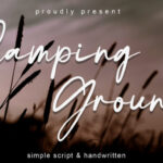 Camping Ground Font - Featured Image