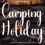 Camping Holiday Font - Featured Image
