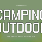 Camping Outdoor Font - Featured Image