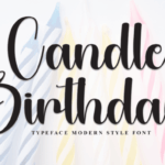 Candle Birthday Font - Featured Image