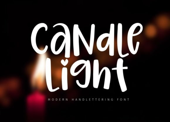 Candle Light Font - Featured Image