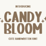 Candy Bloom Font - Featured Image