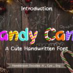 Candy Cane Font - Featured Image