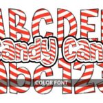 Candy Cane Font - Featured Image