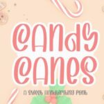 Candy Canes Font - Featured Image