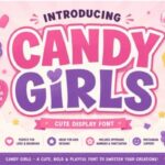 Candy Girls Font - Featured Image