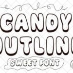 Candy Outline Font - Featured Image