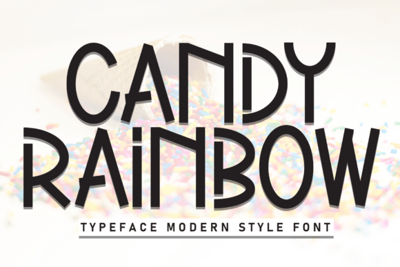Candy Rainbow Font - Featured Image
