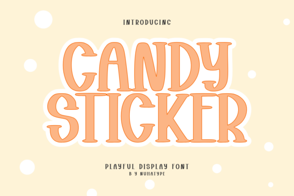 Candy Sticker Font - Featured Image