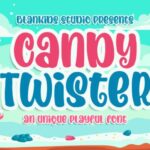 Candy Twister Font - Featured Image