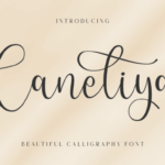 Caneliya Font - Featured Image
