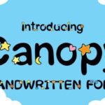 Canopy Font - Featured Image