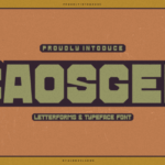 Caosged Font - Featured Image