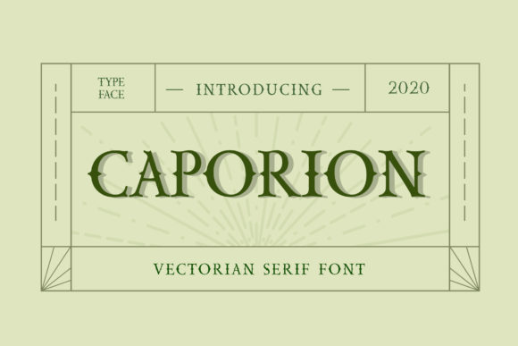 Caporion Font - Featured Image