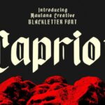 Capriot Font - Featured Image