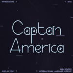 Captain America Font - Featured Image