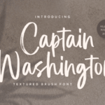 Captain Washington Font - Featured Image
