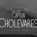 Captein Cholevares Font - Featured Image