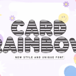 Card Rainbow Font - Featured Image