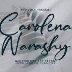Carolena Narashy Font - Featured Image