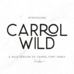 Carrol Wild Font - Featured Image