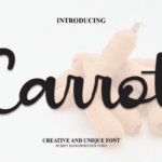 Carrot Font - Featured Image