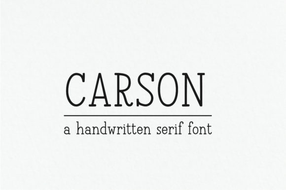 Carson Font - Featured Image