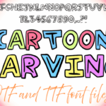 Cartoon Carving Font - Featured Image