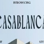 Casablanca Font - Featured Image