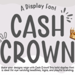 Cash Crown Font - Featured Image