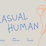 Casual Human Font - Featured Image