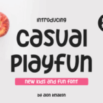 Casual Playfun Font - Featured Image