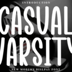 Casual Varsity Font - Featured Image
