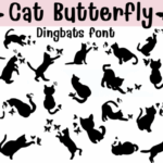 Cat Butterfly Font - Featured Image