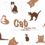 Cat Cute Font - Featured Image