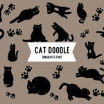 Cat Doodle Font - Featured Image