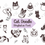 Cat Doodle Font - Featured Image