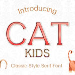 Cat Kids Font - Featured Image