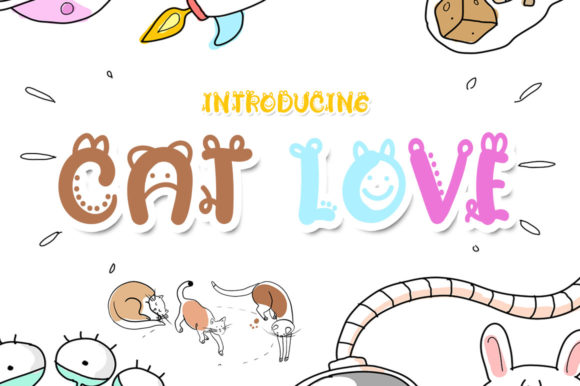 Cat Love Font - Featured Image