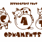 Cat Ornaments Font - Featured Image