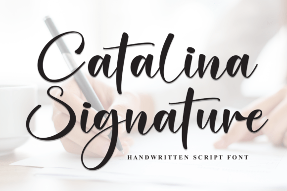 Catalina Signature Font - Featured Image