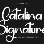 Catalina Signature Font - Featured Image