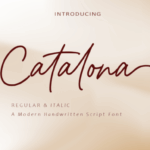 Catalona Font - Featured Image