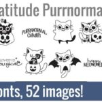 Catitude Dingbats Font - Featured Image