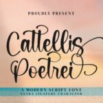 Cattellis Poetrei Font - Featured Image